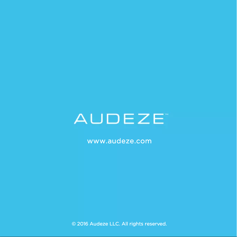 Page n°1 - Manuel utilisateur Audeze SINE DX