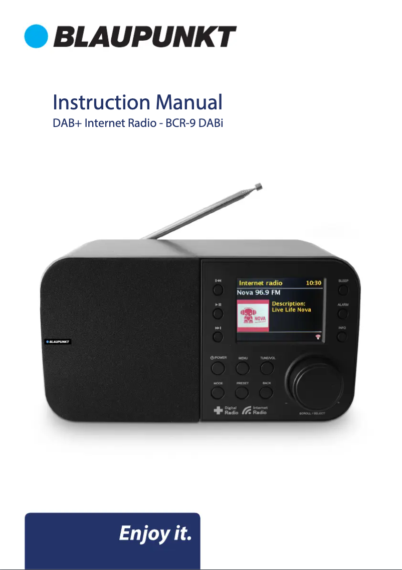 Page 1 de la notice Manuel utilisateur Blaupunkt BCR-9DABi