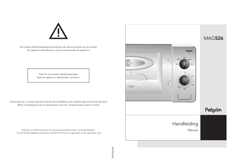 Image de la première page du manuel de l'appareil MAG526RVS