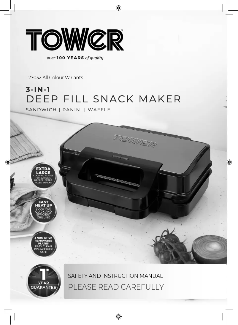 Image de la première page du manuel de l'appareil T27032