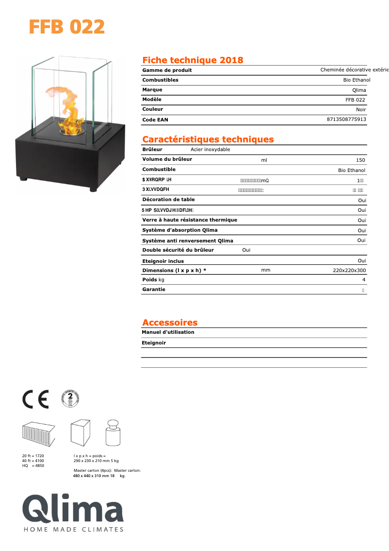 Image de la première page du manuel de l'appareil FFB 022