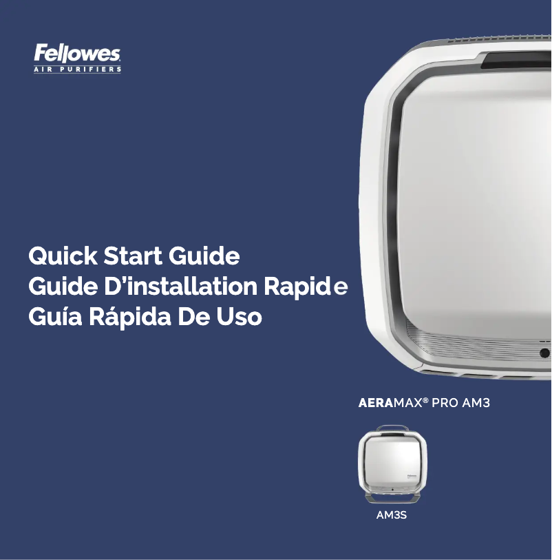 Page n°1 - Guide de démarrage rapide Fellowes AeraMax Pro AM3