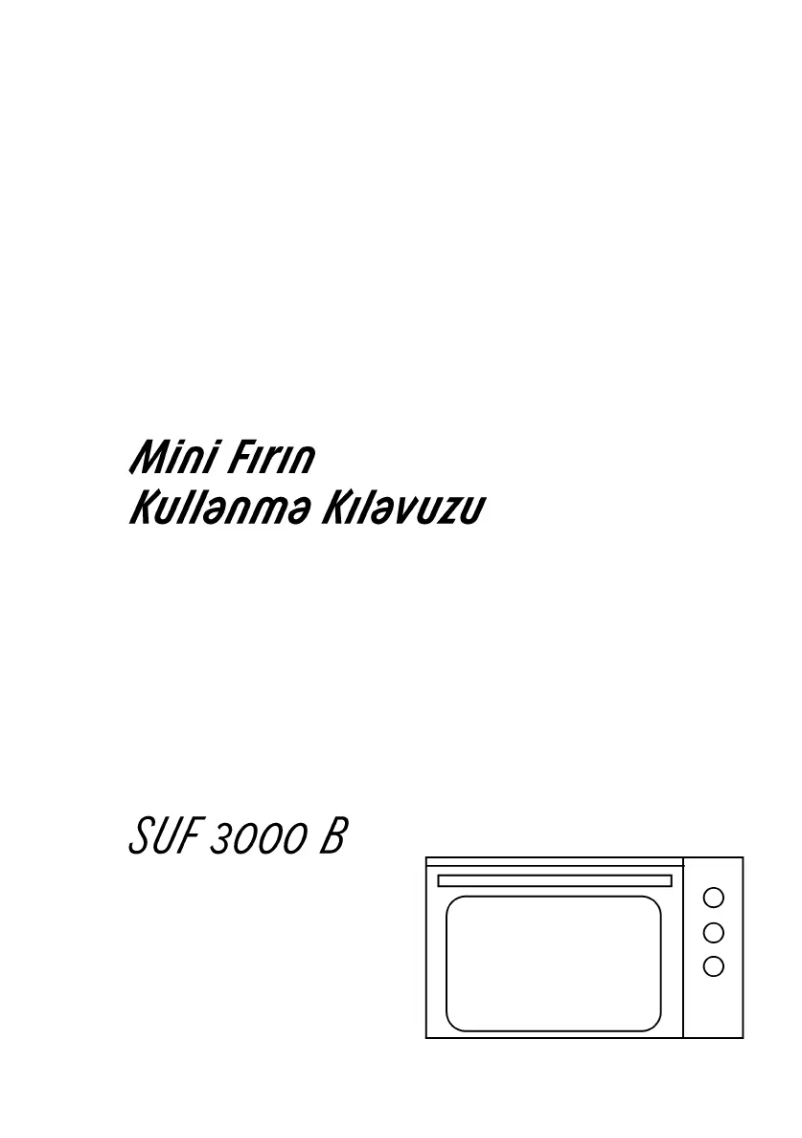 Page 1 de la notice Manuel utilisateur Arçelik SUF 3000 B