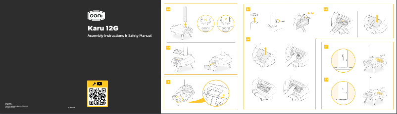 Page 1 de la notice Manuel utilisateur Ooni Karu 12G