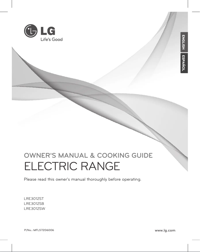 Page 1 de la notice Manuel utilisateur LG LRE3012SB