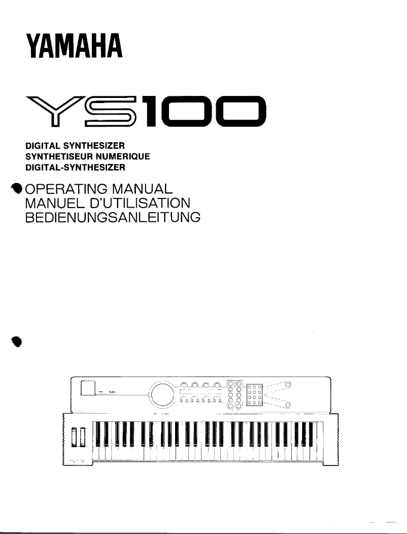 Image de la première page du manuel de l'appareil YS100