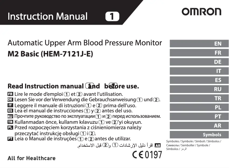 Página 1 del manual Manual de usuario Omron M2 Basic