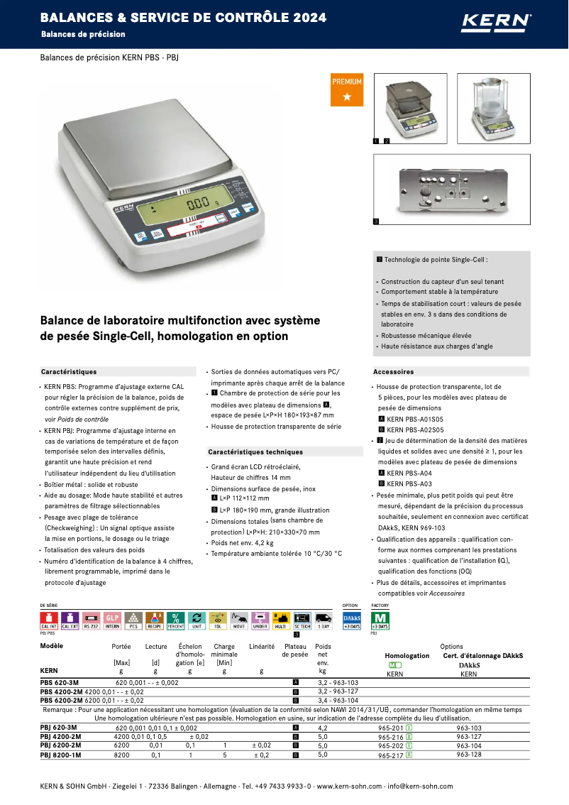 Image de la première page du manuel de l'appareil PBS 620-3M