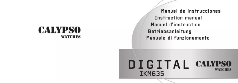Page 1 de la notice Manuel utilisateur Calypso K5511