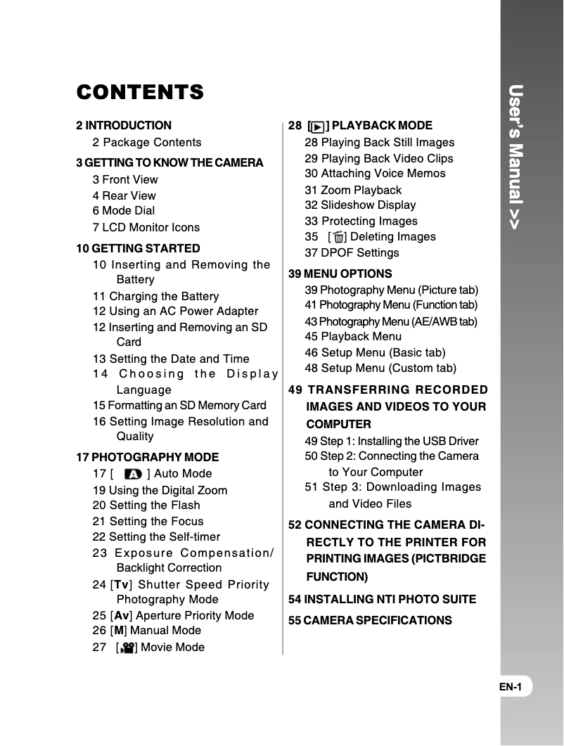 Page 1 de la notice Manuel utilisateur Acer CR 8530