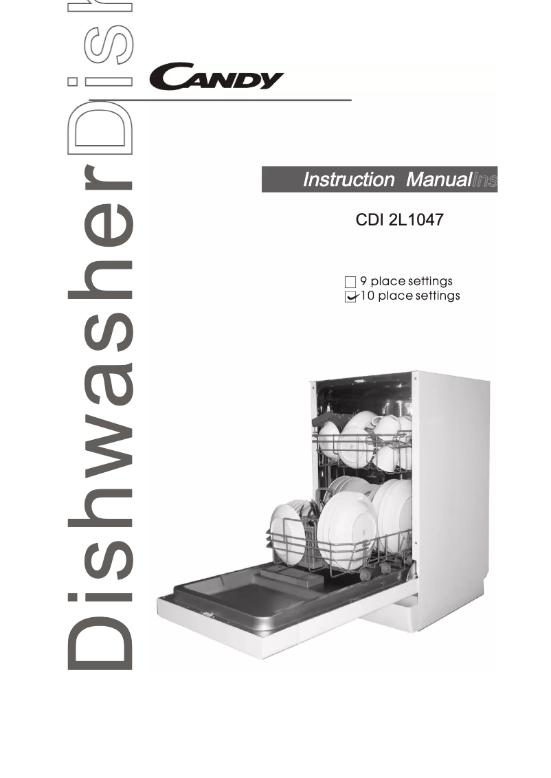 Page 1 de la notice Manuel utilisateur Candy CDI 2L1047