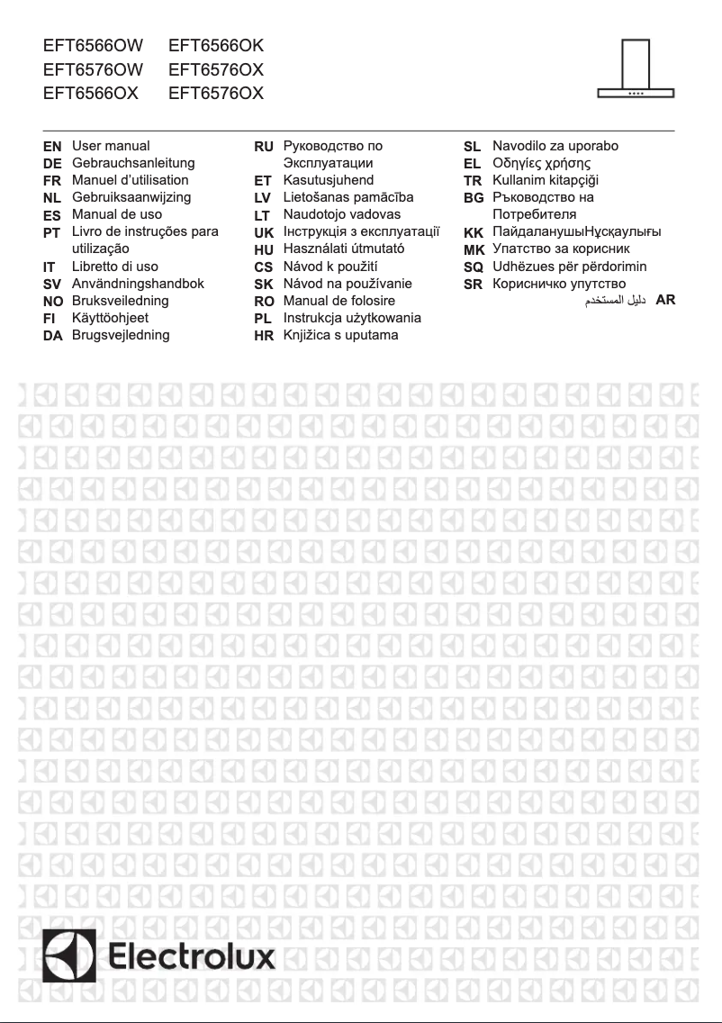 Page n°1 - Manuel utilisateur Electrolux EFT6576OW