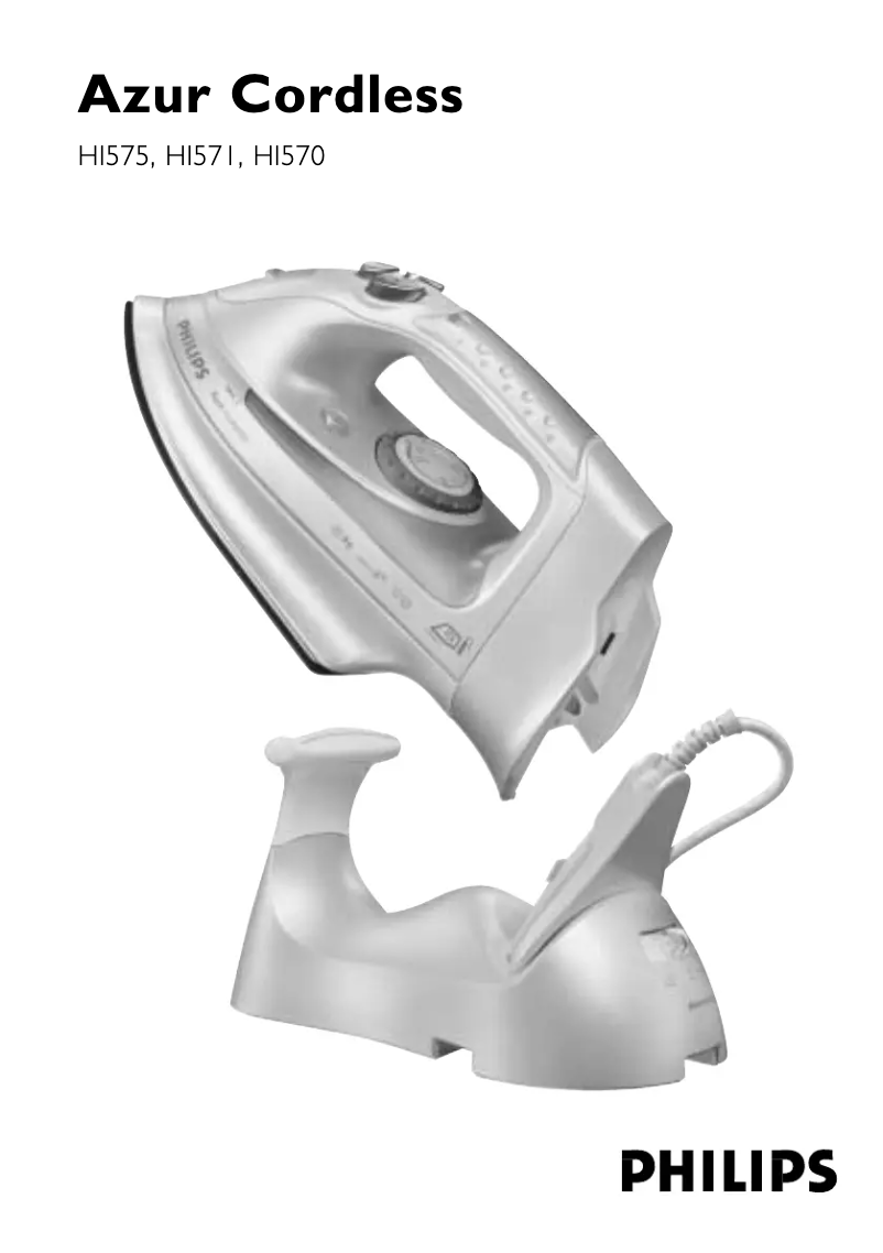 Image de la première page du manuel de l'appareil Azur HI570