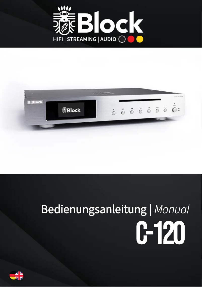 Page n°1 - Manuel utilisateur Block C-120