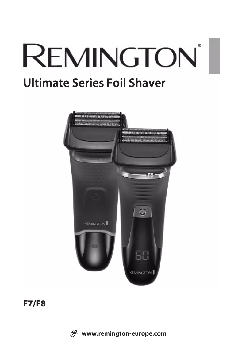 Page 1 de la notice Manuel utilisateur Remington Ultimate series F7