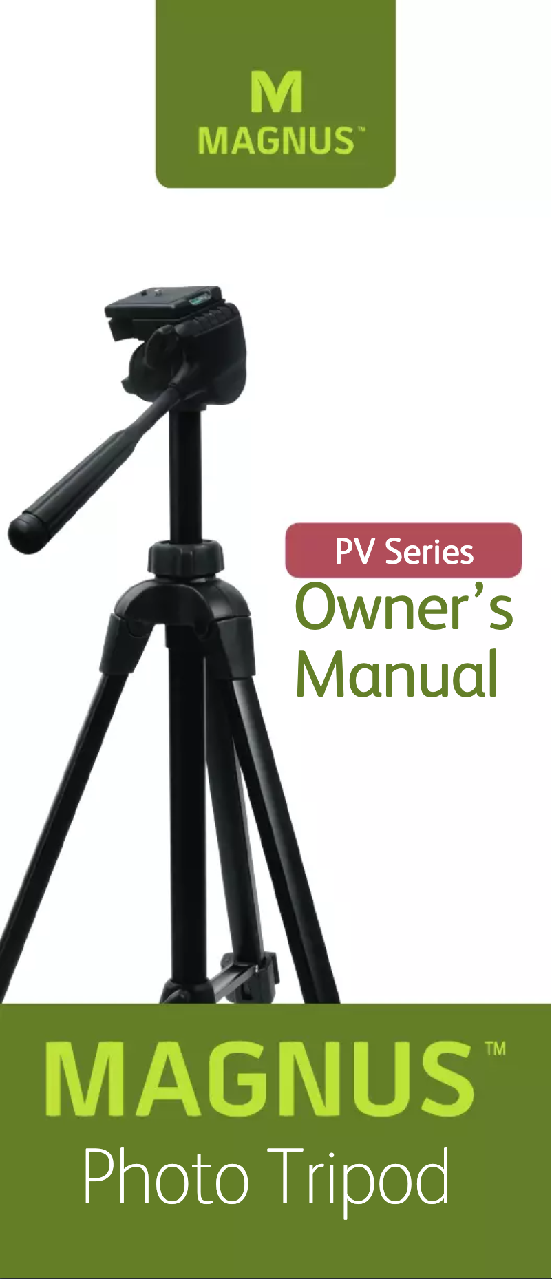 Page n°1 - Manuel utilisateur Magnus PV-3430