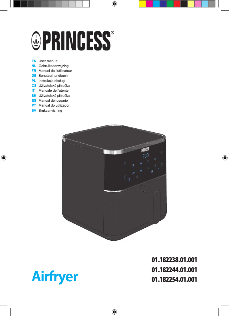 Página 1 del manual Manual de usuario Princess Airfryer 182254