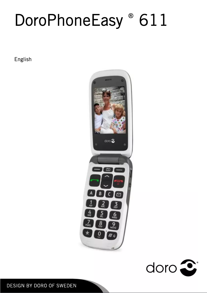 Page 1 de la notice Manuel utilisateur Doro PhoneEasy 611