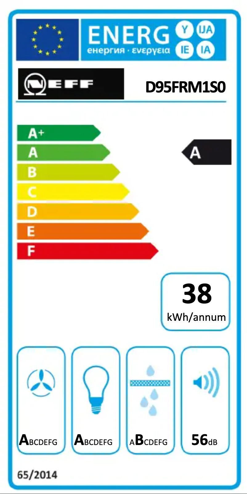 Page n°1 - Label énergétique Neff N 70