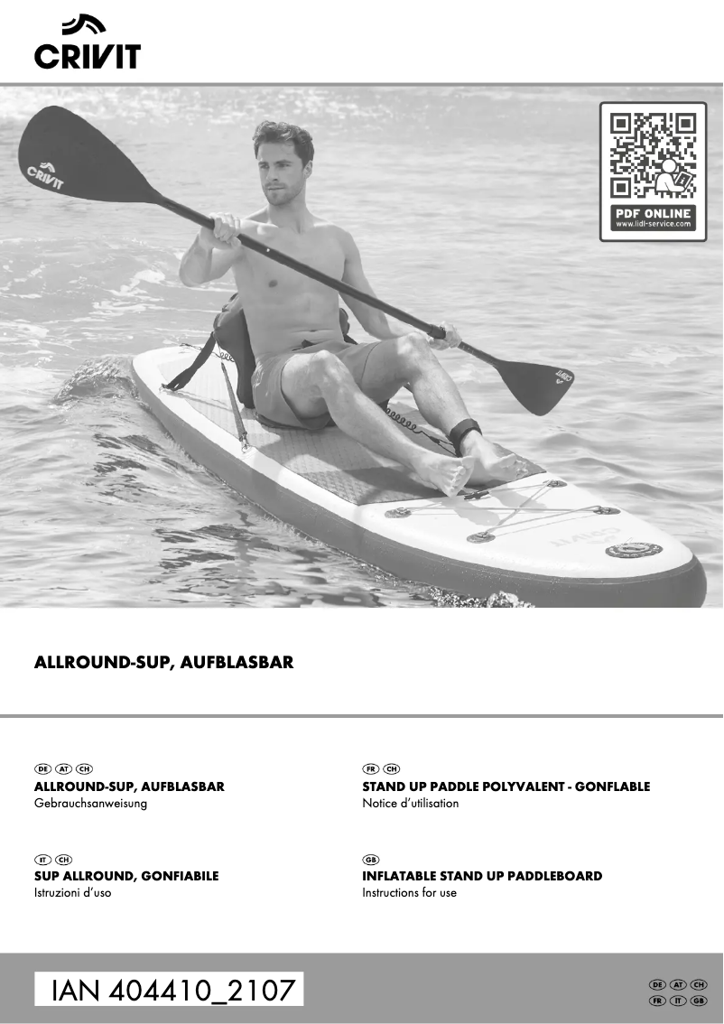 Image de la première page du manuel de l'appareil IAN 404410