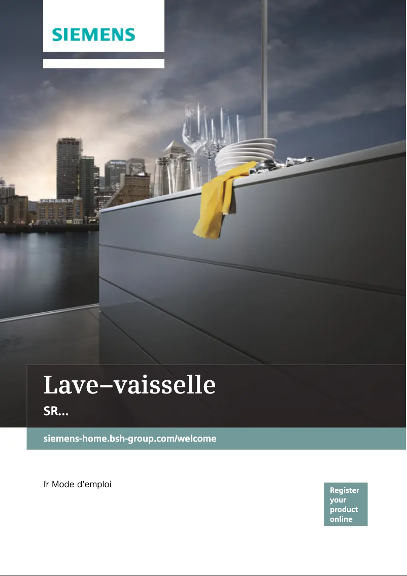 Page n°1 - Manuel utilisateur Siemens iQ300 SR636X00ME