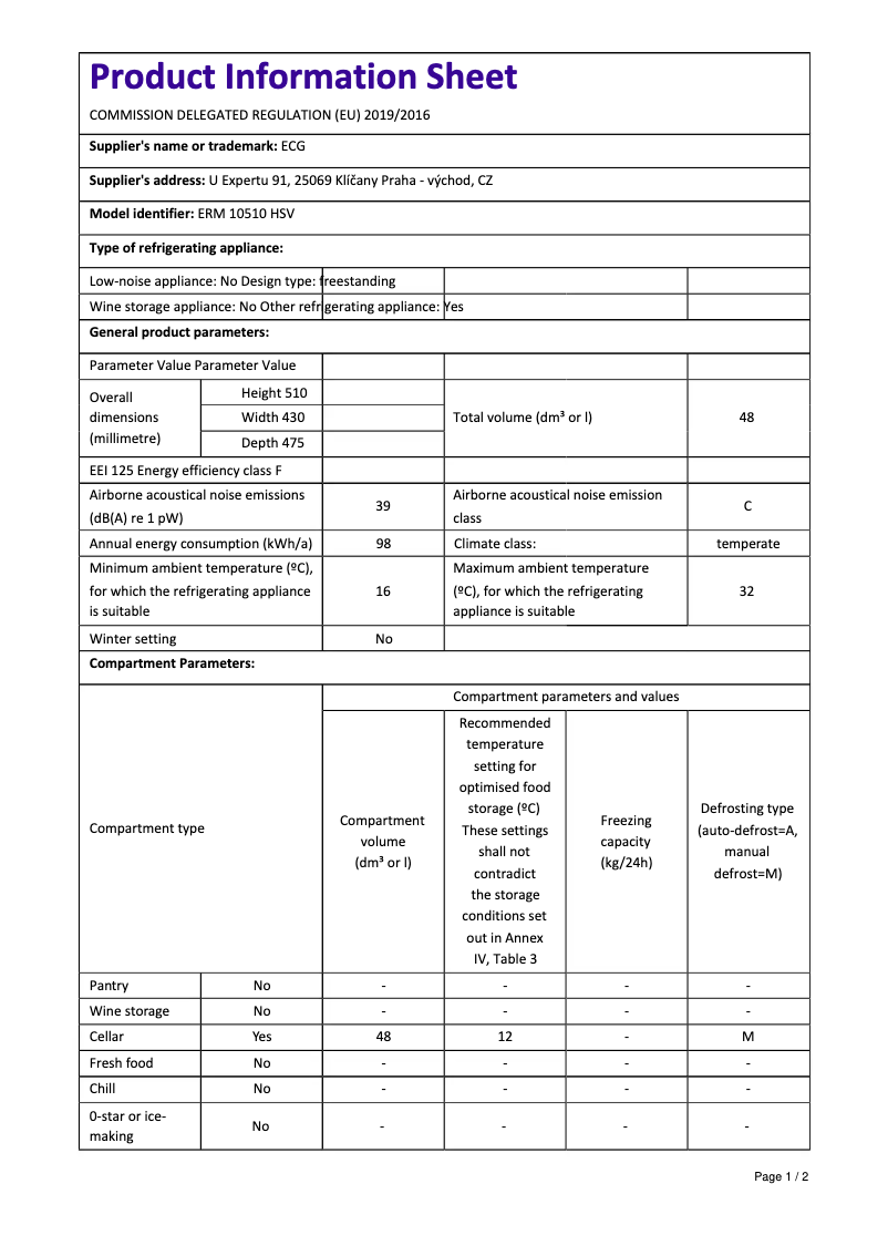 Image de la première page du manuel de l'appareil ERM 10510 HSV