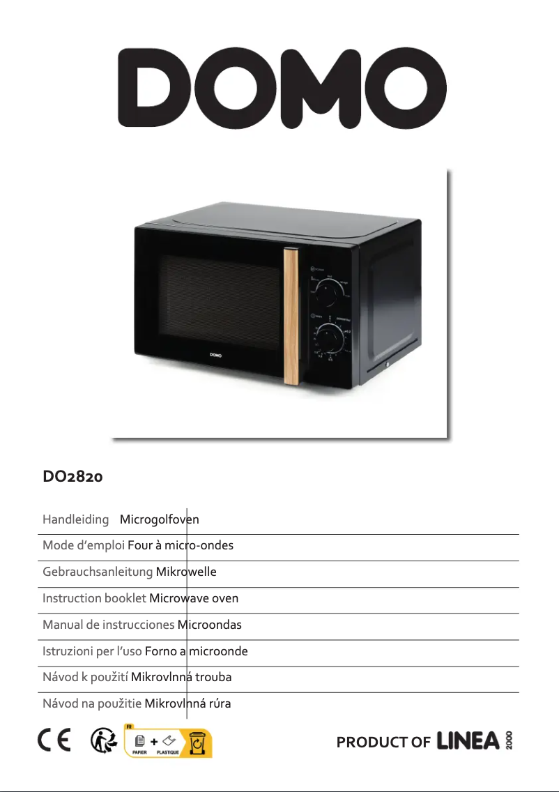 Image de la première page du manuel de l'appareil DO2820