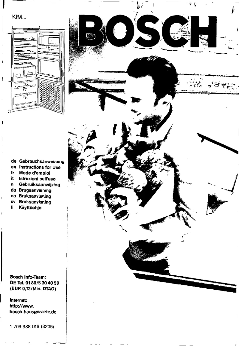 Page 1 of the manual User Manual Bosch KIM2540