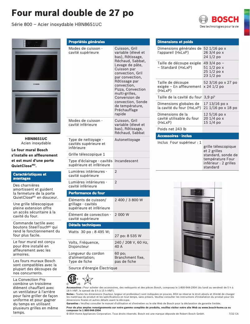 Image de la première page du manuel de l'appareil HBN8651UC