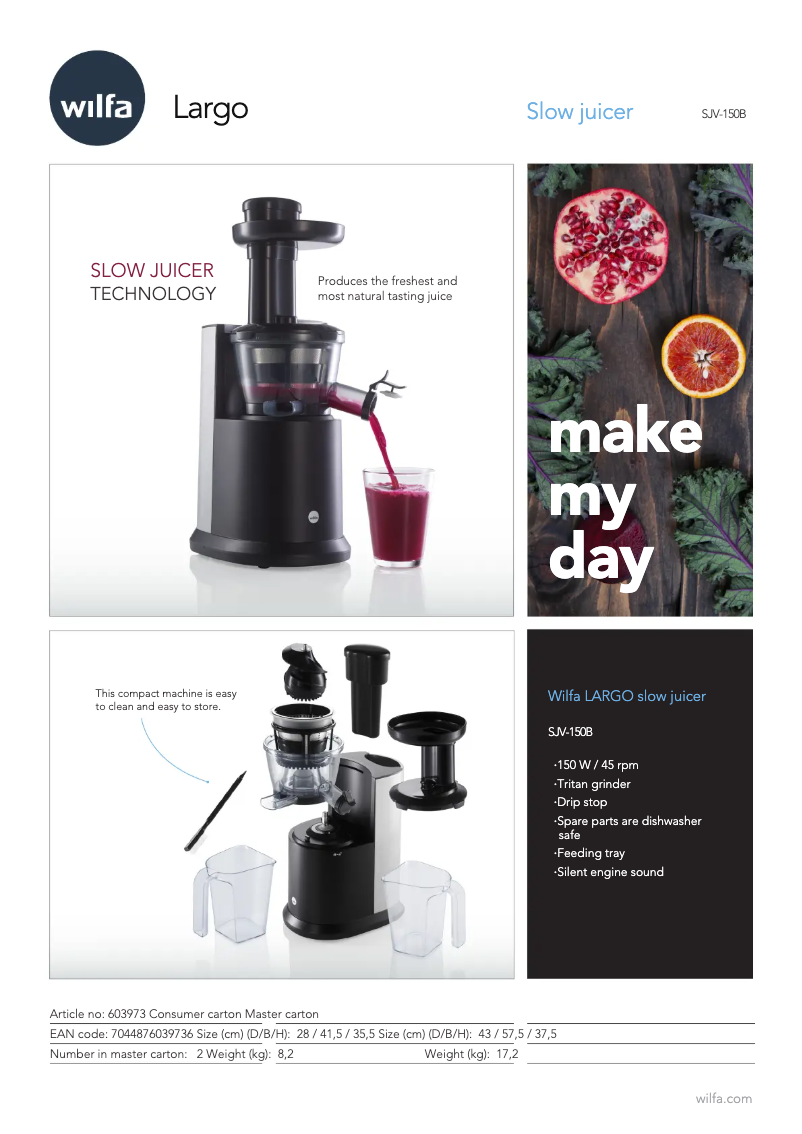 Image de la première page du manuel de l'appareil Largo SJV-150B