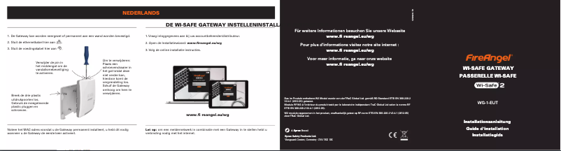 Image de la première page du manuel de l'appareil WG-1EU