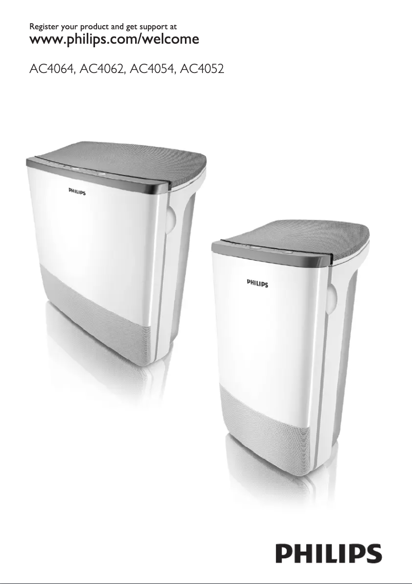Page n°1 - Manuel utilisateur Philips AC4054
