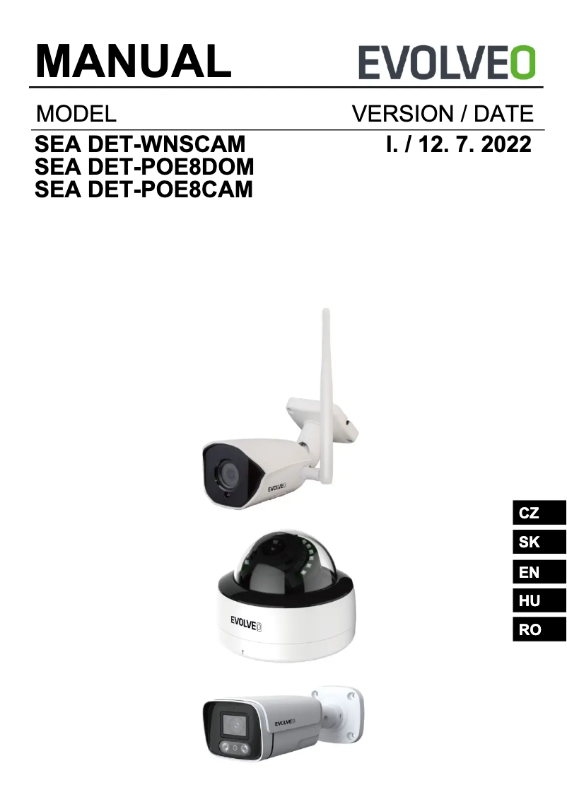 Image de la première page du manuel de l'appareil Detective POE8 SMART