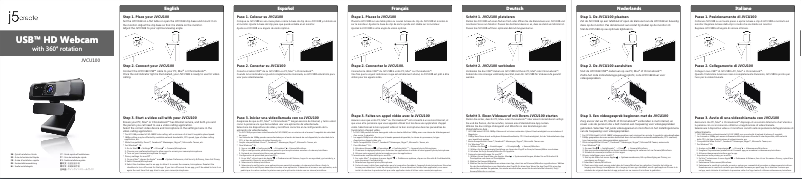 Page n°1 - Manuel utilisateur j5create JVCU100