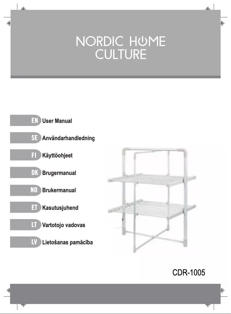 Página 1 del manual Manual de usuario Nordic Home Culture CDR-1005