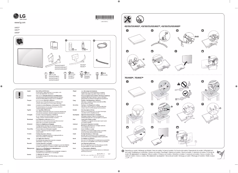 Página 1 del manual Manual de usuario LG 70UK6950PLA