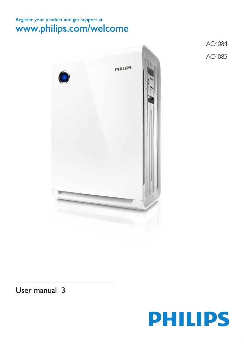 Page 1 de la notice Manuel utilisateur Philips AC4084
