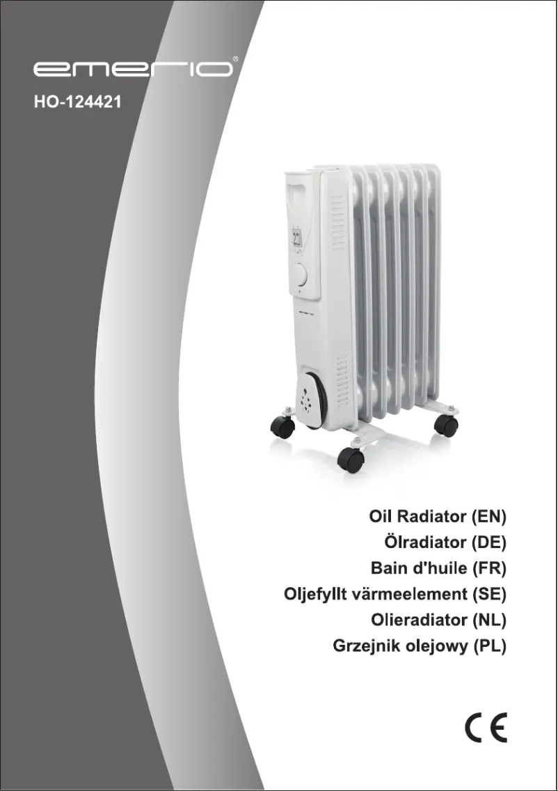 Page 1 de la notice Manuel utilisateur Emerio HO-124421