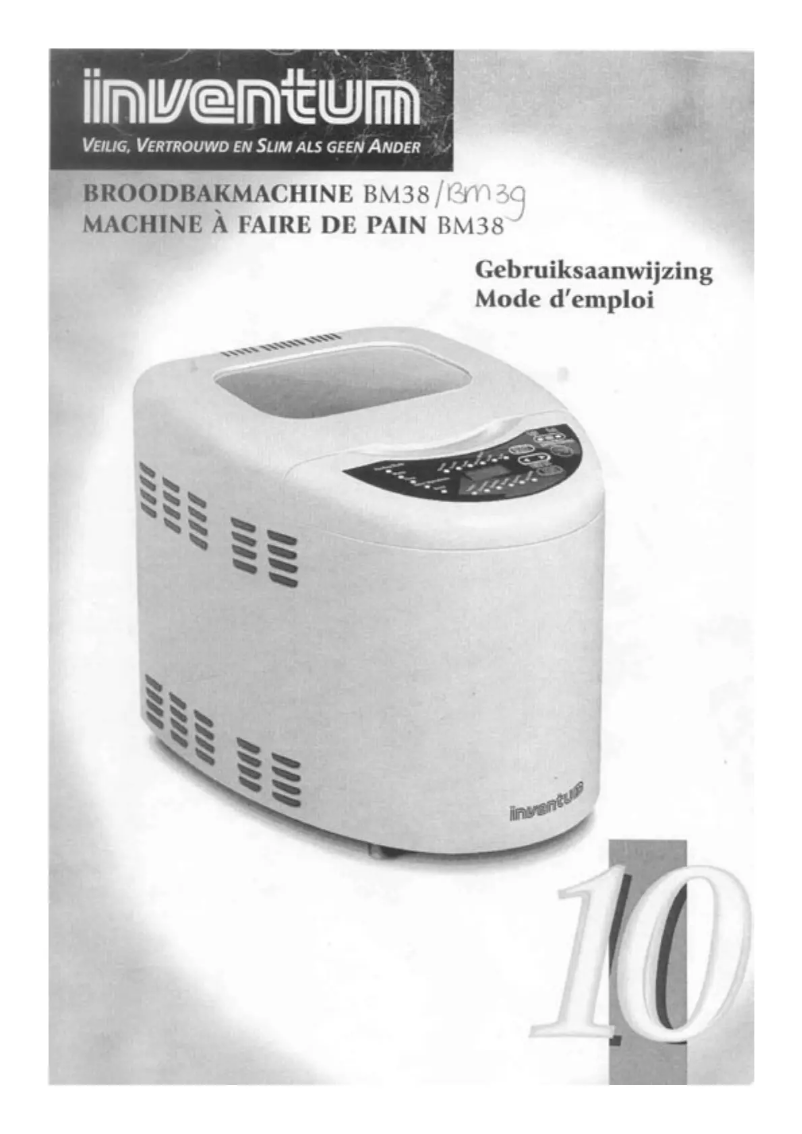 Image de la première page du manuel de l'appareil BM38