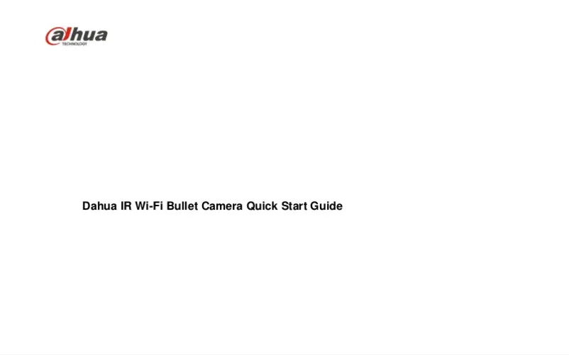 Page n°1 - Manuel utilisateur Dahua Technology IPC-HFW1120S-W