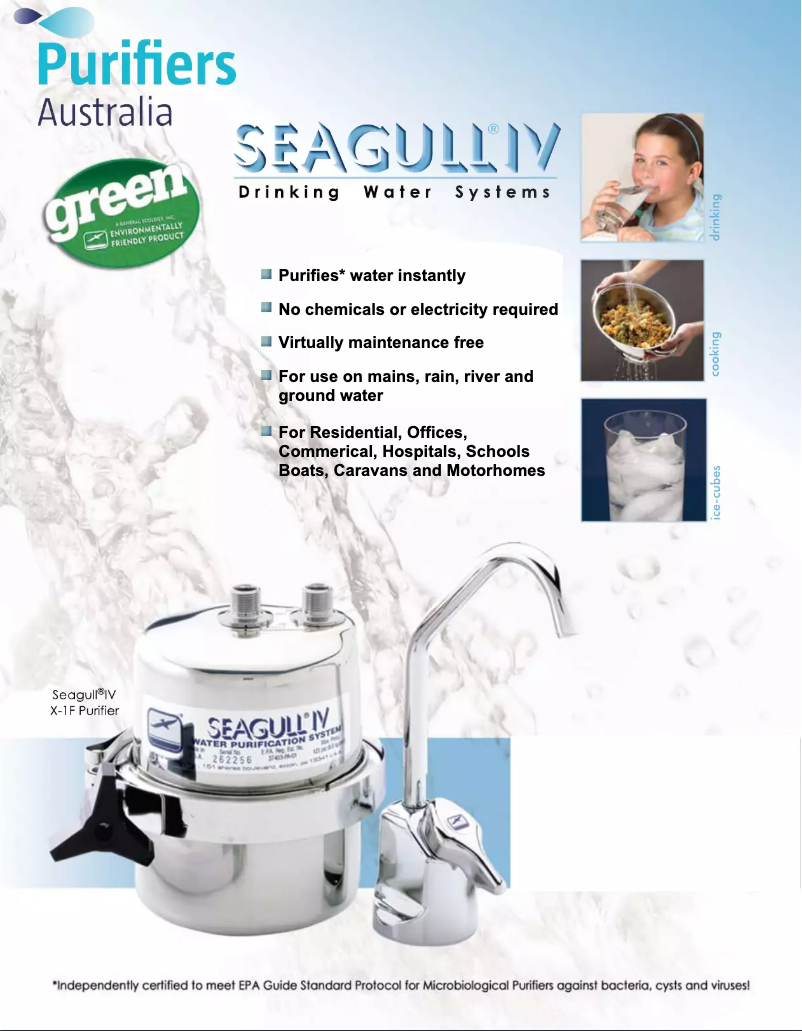 Page n°1 - Manuel utilisateur Seagull IV X-1F