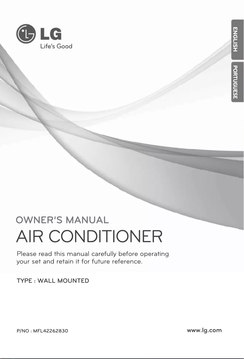 Page 1 de la notice Manuel utilisateur LG ASNW092B1U0