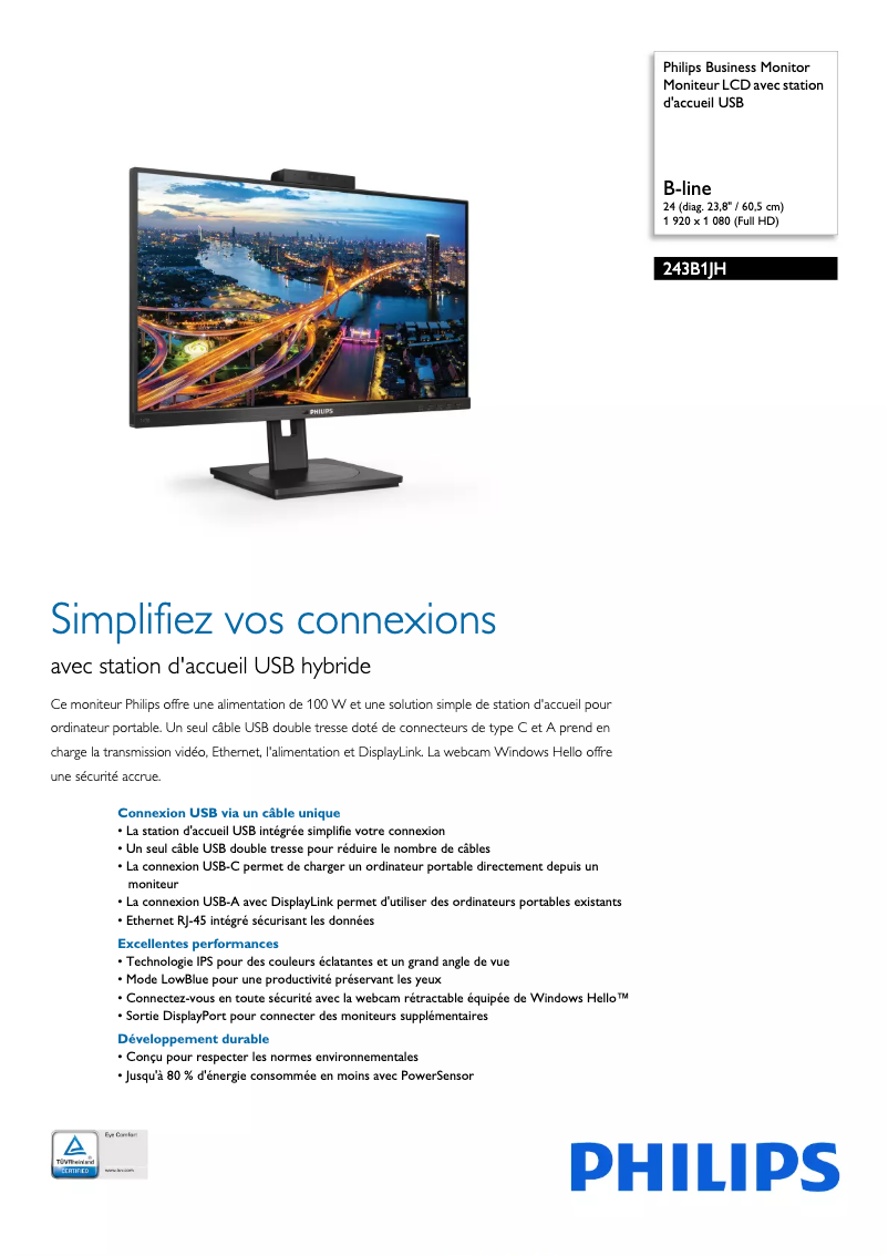 First page image of the manual for B Line 243B1JH