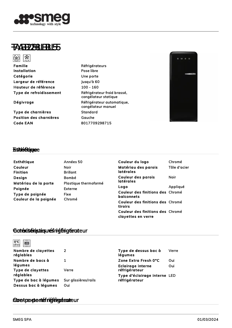 Image de la première page du manuel de l'appareil FAB28LBL5