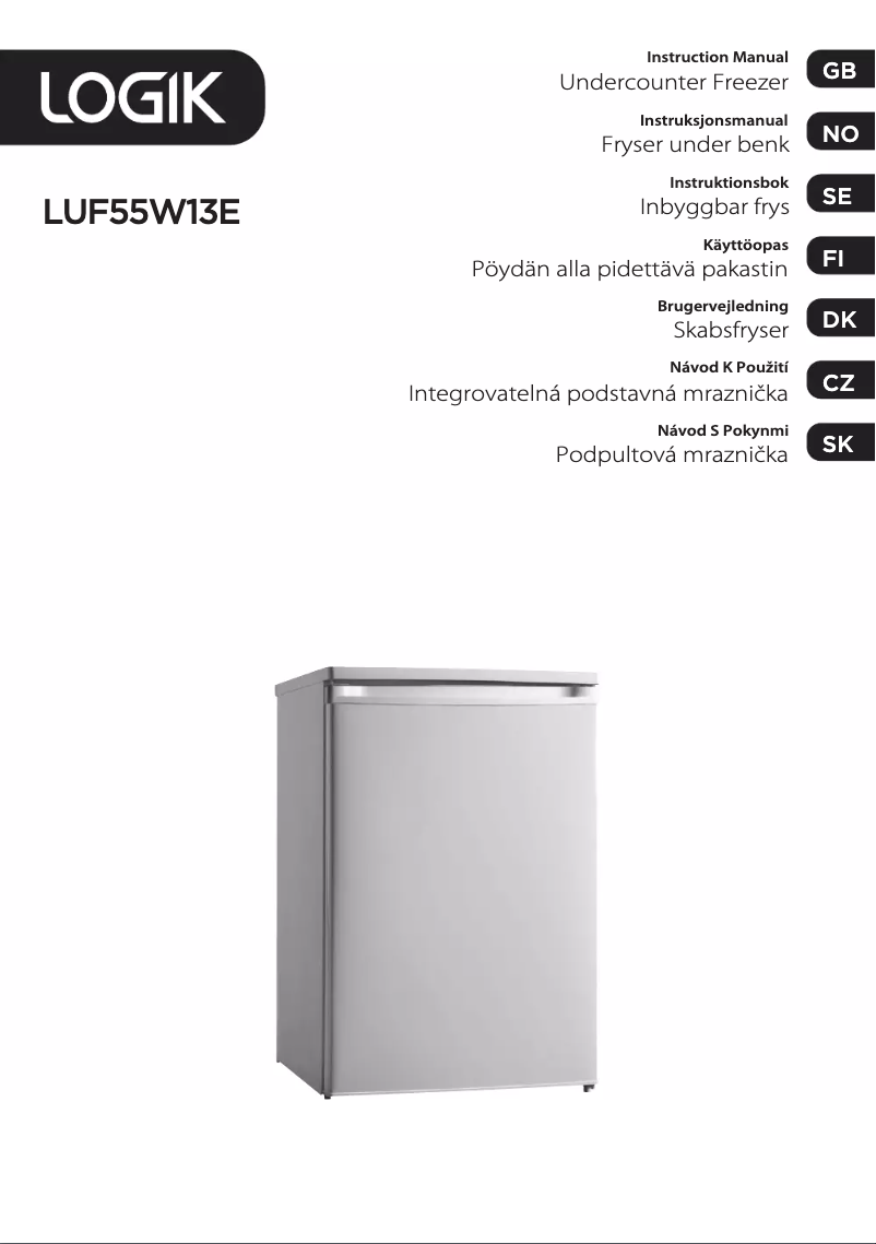 Page 1 de la notice Manuel utilisateur Logik LUF55W13E