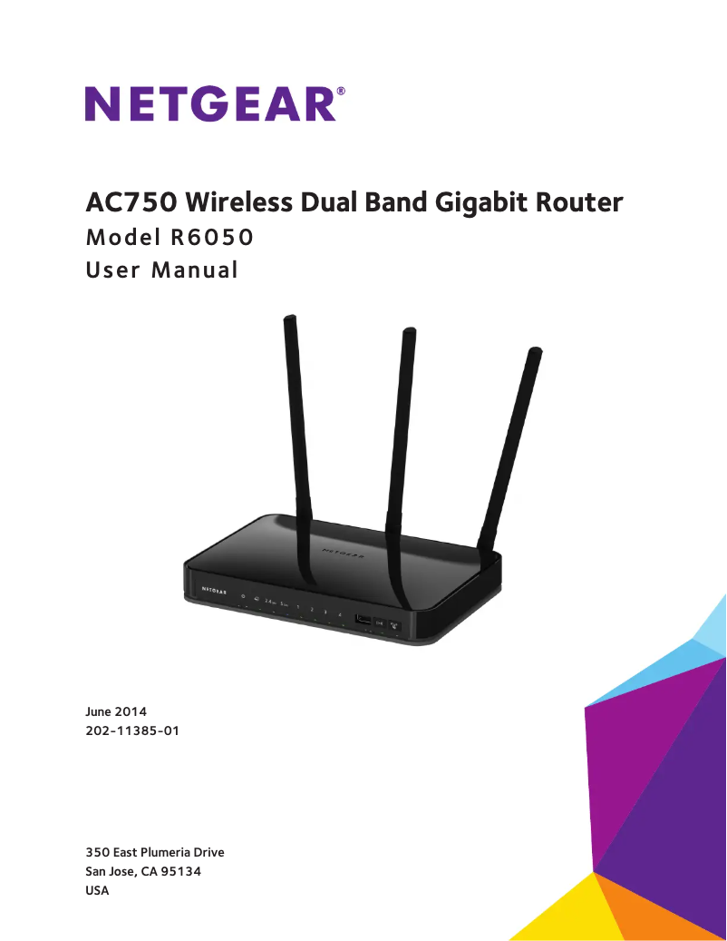 Page n°1 - Manuel utilisateur Netgear R6050