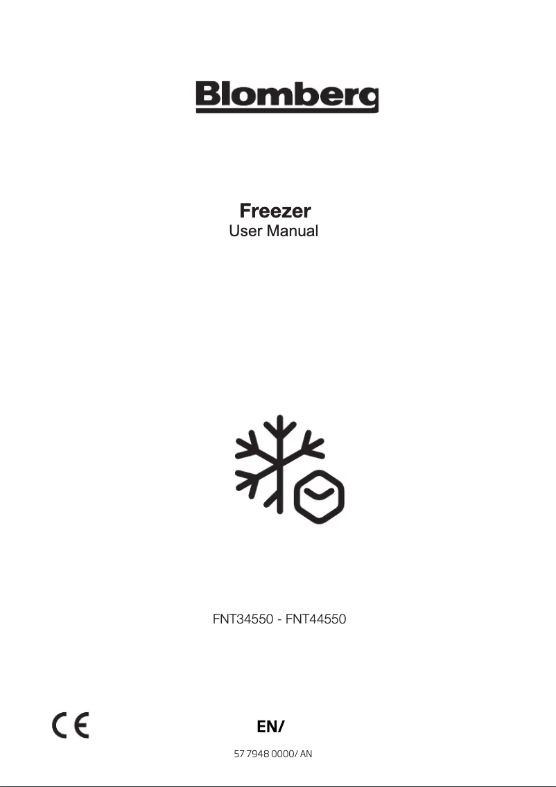 Page 1 de la notice Mode d'emploi Blomberg FNT44550