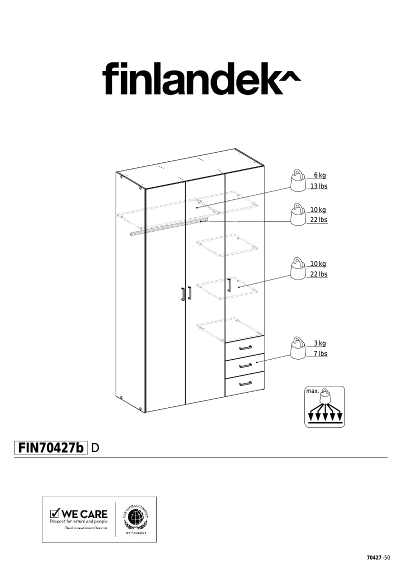 Página 1 del manual Manual de usuario Finlandek FIN70427b
