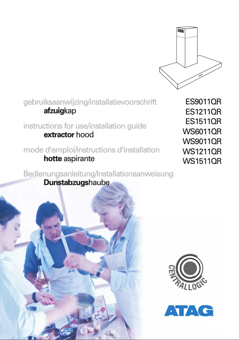 Page n°1 - Manuel utilisateur Atag ES9011QR
