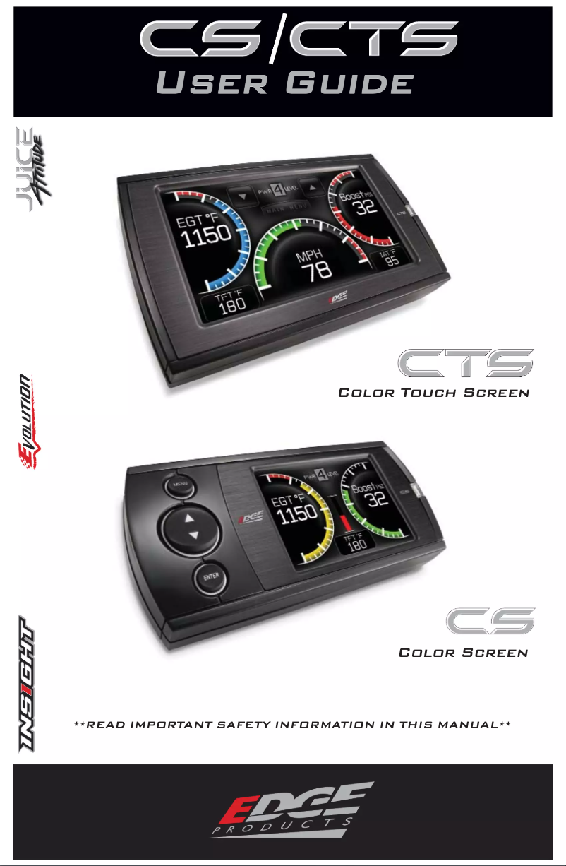 Página 1 del manual Manual de usuario Edge Products Insight